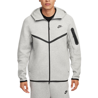 Nike Tech Fleece Full Zip Hoodie, Dark Grey Heather - XS