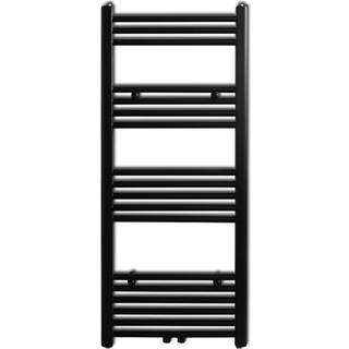 Håndklæderadiator Centralvarme Sort - Lige / 500 x 1160 mm