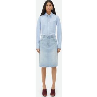 Bottega Veneta High-rise denim pencil skirt - blue - XS