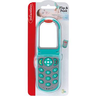 Infatino Babylegetøj - Babytelefon - Flip model med lyd+spejl
