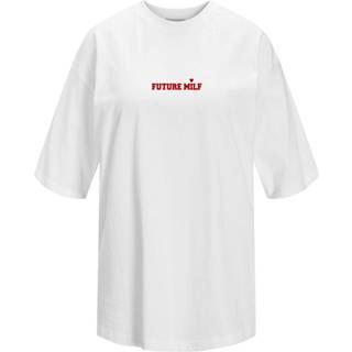 JJXX - Jxmillow Loose Tee - T-shirts til damer - Bright White/future - S