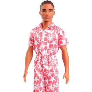 Barbie Ken Fashionistas - dukke med fletninger og kjæledress