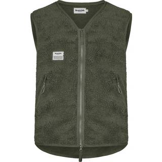 RESTERÃDS fleecevest med polyester i grøn til herre
