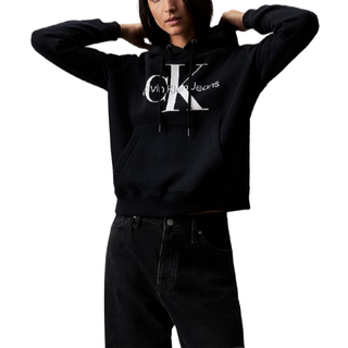 Monogram Hoodie - Black - M
