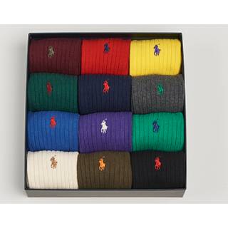 Polo Ralph Lauren 12-Pack Cotton Crew Socks Multi Multi