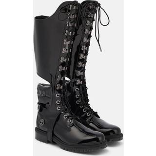 Jimmy Choo x Timberland convertible patent leather boots - black - EU 35.5
