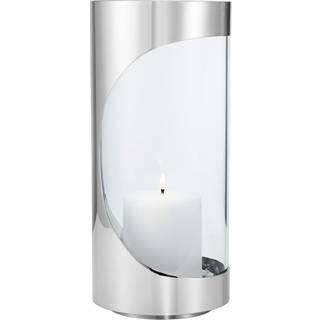 Georg Jensen Chrome contours hurricane fyrfadsstage 28 cm Rustfrit stål