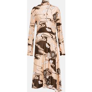 Jil Sander Printed midi dress - multicoloured - XS