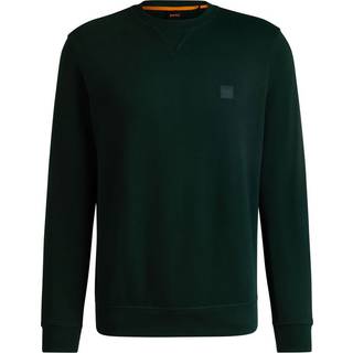 BOSS Orange Herren Sweatshirt grün unifarben