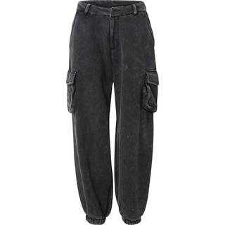 Washed Cargo Joggers - Black - 36