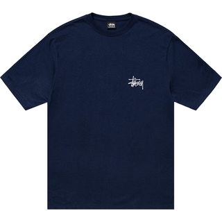 STUSSY BASIC TEE NAVY