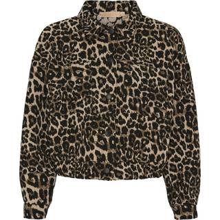 Marta du Chateau dame jakke MdcPaulina 3947 - Leopard - L/XL