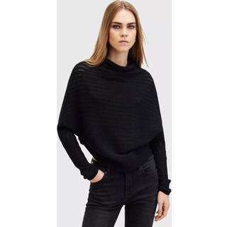 All Saints AllSaints Black Ridley Ladder Jumper