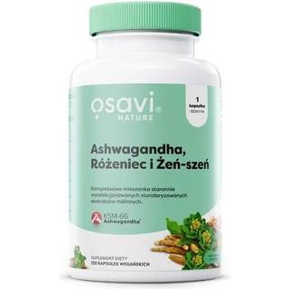 Osavi - Ashwagandha, Rosacea og Ginseng 120 kapsler