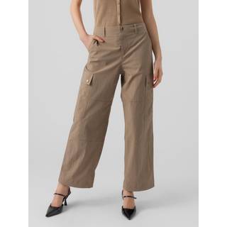 Vero Moda dame cargo bukser VMRILEY - Desert Taupe - XS / Længde 34