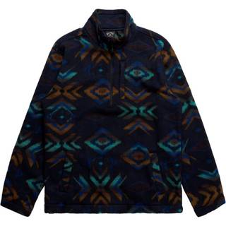 Billabong Boundary Mock Neck Half-Zip Fleecepullover - M - navy