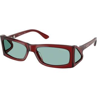 Prada PR B03S 12Z40K 56 Solbriller Mænd Rød - Transparent Red - 56mm