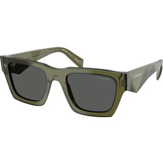 Prada Mand PR A06S 25A40L Solbriller Acetat Grøn Grå Pillow Normal