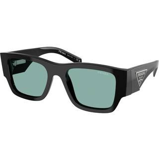 Prada Mand PR 10ZS 16K40K Solbriller Acetat Sort Grøn Pillow Normal