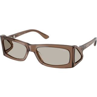 Prada Mand PR B03S 16W5J2 Solbriller Acetat Brun Brun Firkantet Normal