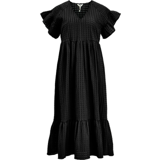 Tekstureret Midikjole