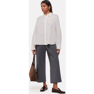 Whistles Whistles Grey Petite Camilla Wide Leg Trousers