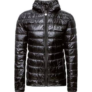 EA7 Herren Daunenjacke schwarz unifarben