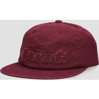 HUF Distressed Logo 5 Panel Kasket - Uni - raisin