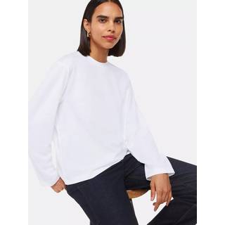 Whistles Relaxed Langærmet 100% Bomulds T-shirtSmall