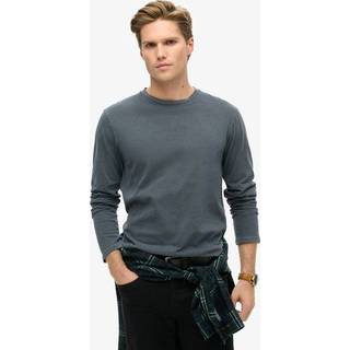 Superdry Superdry Blue 100% Cotton Essential Logo Long Sleeve Top