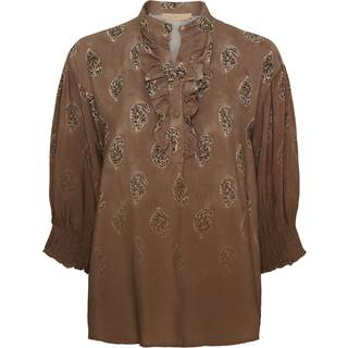 Marta Du Chateau dame skjorte MdcUnnur 6317 - Fango Faded - S/M