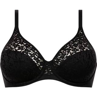 Chantelle EasyFeel Norah BH med bøjle, sort, Størrelse: 90F, Dame