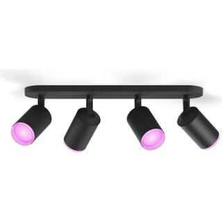 Philips Hue Fugato med fire spots (sort)