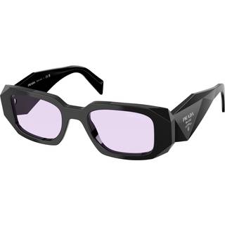 Prada Kvinde PR 17WS 16K40J Solbriller Acetat Sort Violet Firkantet Normal