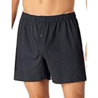 Schiesser Herren Boxershorts schwarz Baumwolle & Mix Gemustert