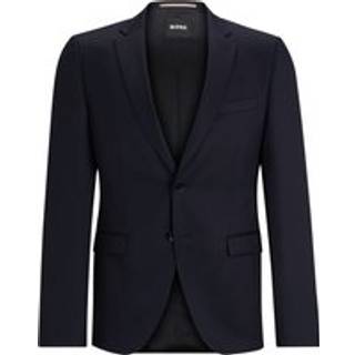 Extra-slim-fit habitjakke i serge af ny uld