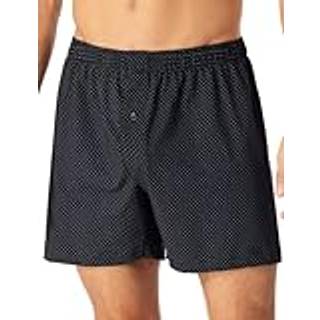 Schiesser Herren Boxershorts schwarz Baumwolle & Mix Gemustert