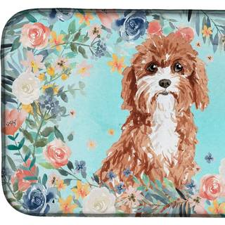 """" Caroline's Treasures CK3428DDM Cavapoo Dish-Drying-Mats 14 X 21 Multicolor """"