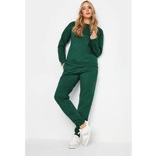 Lts Tall Dark Green Cuffed Drawstring Joggers Ex Long > 20 Lts | Tall Women's Joggers - Ex Long 20