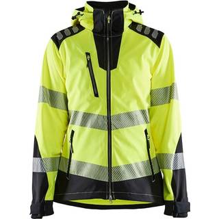 Blåkläder 4791 Dame High Vis Softshell Jakke / Dame High Vis Softshell Arbejdsjakke - XS - High Vis Gul/Sort