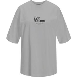 JJXX - Jxmillow Loose Tee - T-shirts til damer - Ultimate Grey/les Fl - S