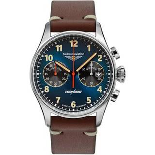 Bauhaus 2772-3 Herrenuhr Aviation CT-BHA Tornado Chronograph Braun/Blau
