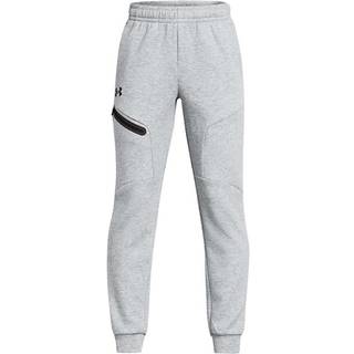 Under Armour Unstoppable Fleece Boys' Joggers Mod Gray Light Heather / Black YSM (127 - 137 cm)