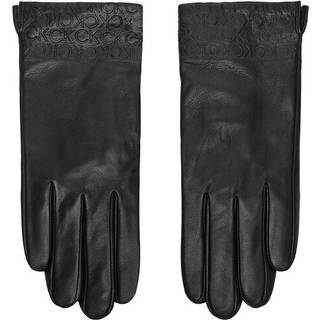 Warm Leather Touchscreen Gloves - Black - M-L