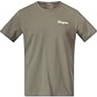 Bergans Men's Nordmarka Organic Cotton Print Tee Green Mud, M