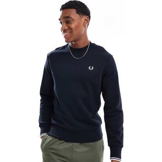 Fred Perry Crew Neck Sweatshirt Navy
