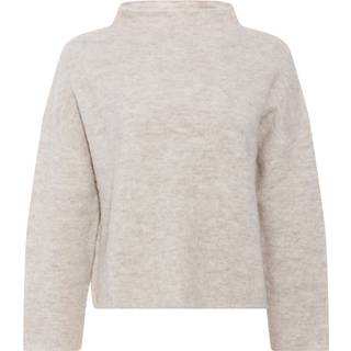 Svera Striktrøje - Beige Melange - Knitwear, Heavy
