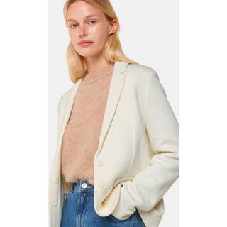 Whistles Whistles White Slim Jersey Jacket