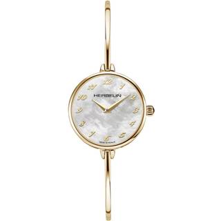 Herbelin 17206BP29 Fil Gold Tone Bangle Watch - W03110
