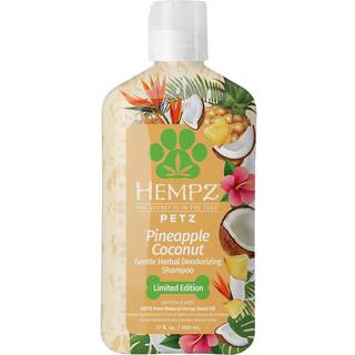 Hempz New Pet Shampoo Deodoriserende vask til ildelugtende hunde eller katte Tropical Coconut Scent Dog & Cat Shampoo 17 oz.